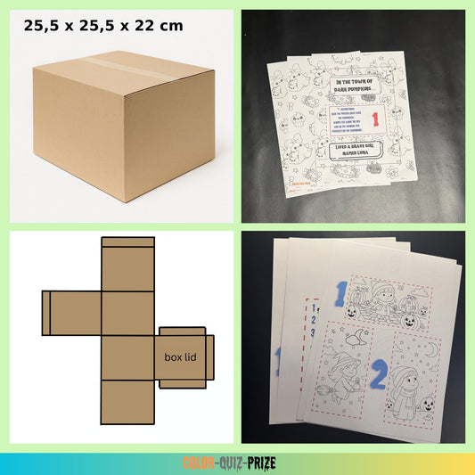 The Magical Night of Luna box 25,5 × 25,5 × 22cm