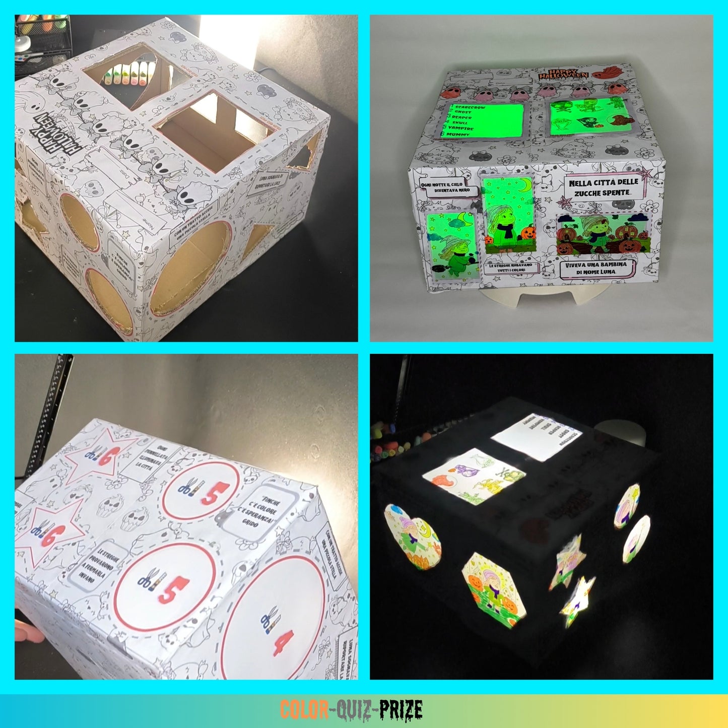 (Cartone) La Notte Magica di Luna 25,5 × 25,5 × 22cm