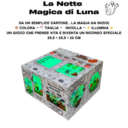 (Cartone) La Notte Magica di Luna 25,5 × 25,5 × 22cm
