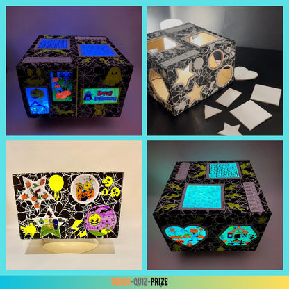 (Cartone) Magico di Halloween 25,5 × 25,5 × 22cm