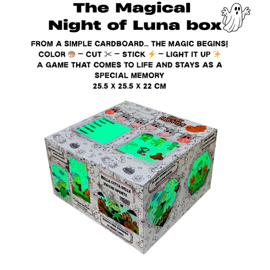 The Magical Night of Luna box 25,5 × 25,5 × 22cm